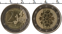 Продать Монеты Франция 2 евро 2018 Биметалл