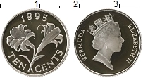 Продать Монеты Бермудские острова 10 центов 1995 Серебро