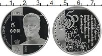 Продать Монеты Бельгия 5 экю 1998 Серебро
