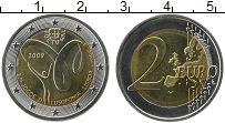 Продать Монеты Португалия 2 евро 2009 Биметалл