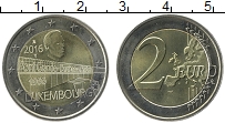 Продать Монеты Люксембург 2 евро 2016 Биметалл