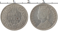 Продать Монеты Британская Индия 1/4 рупии 1897 Серебро