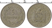 Продать Монеты Эквадор 5 сентаво 1919 Медно-никель