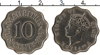 Продать Монеты Маврикий 10 центов 1947 Медно-никель