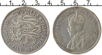 Продать Монеты Кипр 45 пиастров 1928 Серебро