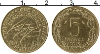 Продать Монеты Камерун 5 франков 1962 Медно-никель