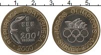 Продать Монеты Португалия 200 эскудо 2000 Биметалл