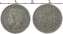 Продать Монеты Пуэрто-Рико 10 сентаво 1896 Серебро