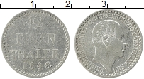 Продать Монеты Мекленбург-Шверин 1/12 талера 1848 Серебро