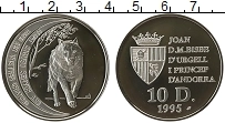 Продать Монеты Андорра 10 динерс 1995 Серебро