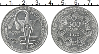 Продать Монеты Западная Африка 500 франков 1972 Серебро