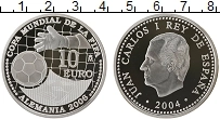 Продать Монеты Испания 10 евро 2004 Серебро