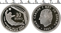 Продать Монеты Испания 10 евро 2003 Серебро