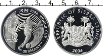 Продать Монеты Сьерра-Леоне 10 долларов 2004 Серебро