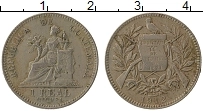 Продать Монеты Гватемала 1 реал 1901 Медно-никель