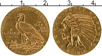 Продать Монеты США 5 долларов 1914 Золото