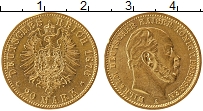 Продать Монеты Пруссия 20 марок 1876 Золото