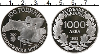 Продать Монеты Болгария 1000 лев 1995 Серебро