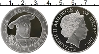 Продать Монеты Остров Джерси 5 фунтов 2007 Серебро