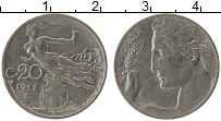 Продать Монеты Италия 20 чентезимо 1921 Никель