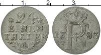 Продать Монеты Пруссия 1/24 талера 1783 Медь