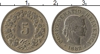 Продать Монеты Швейцария 5 рапп 1883 Медно-никель