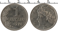 Продать Монеты Бразилия 1 крузейро 1975 Медно-никель