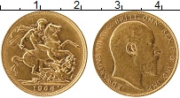Продать Монеты Австралия 1 соверен 1906 Золото