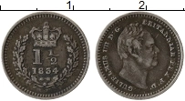 Продать Монеты Великобритания 1 1/2 пенни 1834 Серебро