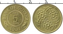 Продать Монеты Гайана 5 центов 1991 