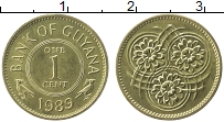 Продать Монеты Гайана 1 цент 1989 Латунь