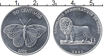 Продать Монеты Конго 50 сентим 2002 Алюминий