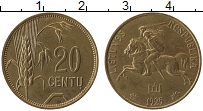 Продать Монеты Литва 20 центов 1925 Бронза