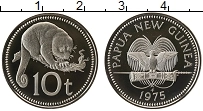 Продать Монеты Папуа-Новая Гвинея 10 тоа 1975 Медно-никель