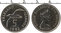 Продать Монеты Фолклендские острова 5 пенсов 1982 Медно-никель