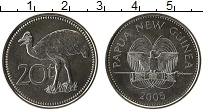 Продать Монеты Папуа-Новая Гвинея 20 тоа 2010 Сталь покрытая никелем