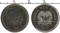 Продать Монеты Папуа-Новая Гвинея 5 тоа 2005 Медно-никель