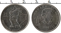 Продать Монеты Канада 25 центов 2009 Медно-никель