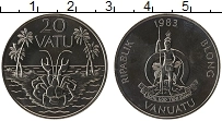 Продать Монеты Вануату 20 вату 1995 Медно-никель