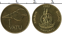 Продать Монеты Вануату 1 вату 1983 Латунь