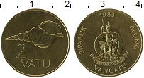 Продать Монеты Вануату 2 вату 1995 Латунь