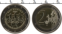 Продать Монеты Сан-Марино 2 евро 2008 Биметалл
