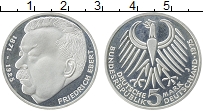 Продать Монеты ФРГ 5 марок 1975 Серебро