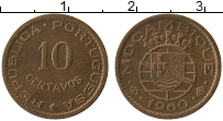 Продать Монеты Мозамбик 10 сентаво 1960 Бронза