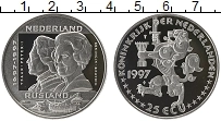 Продать Монеты Нидерланды 25 экю 1997 Серебро