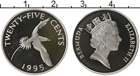 Продать Монеты Бермудские острова 25 центов 1995 Серебро