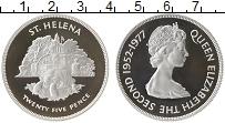 Продать Монеты Остров Святой Елены 25 пенсов 1977 Серебро