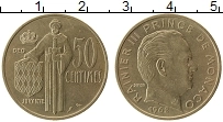 Продать Монеты Монако 50 сентим 1962 Бронза