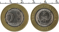 Продать Монеты Ангола 5 кванза 2012 Биметалл