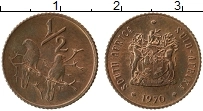 Продать Монеты ЮАР 1/2 пенни 1970 Медь